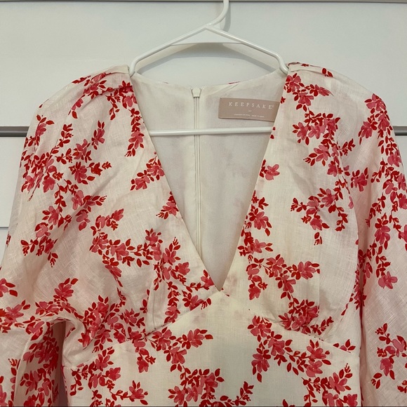 Keepsake the Label 100% Linen Fallen Long Sleeve Dress XS - Picture 5 of 15